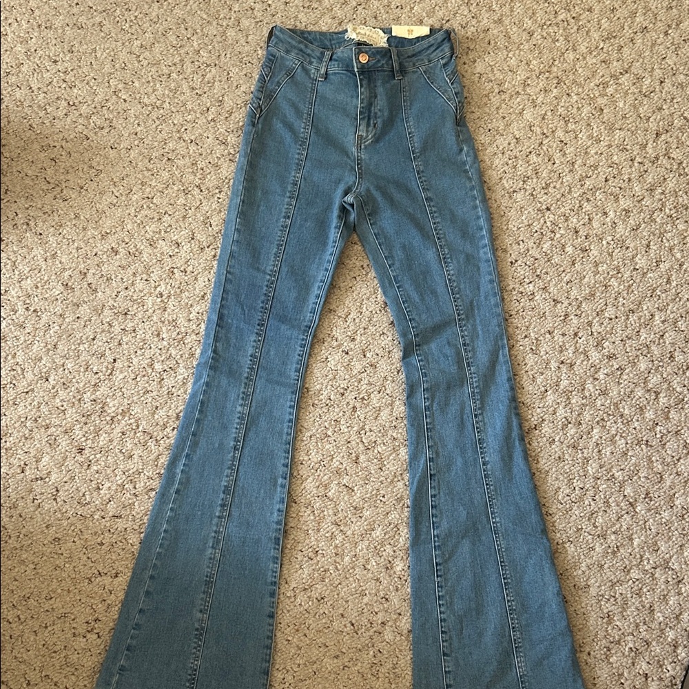 Altar'd State Blue Flare Jeans